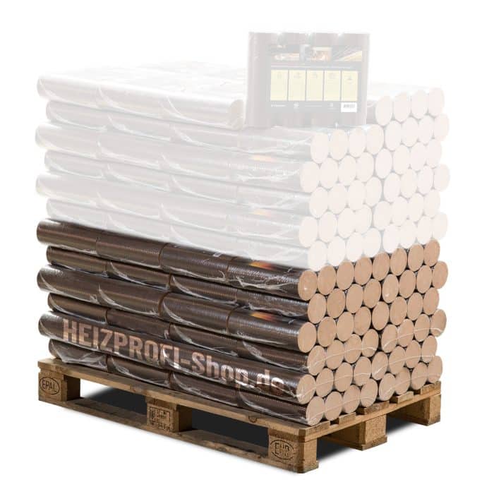 Holzbriketts POLLMEIER Premium PLUS rund
