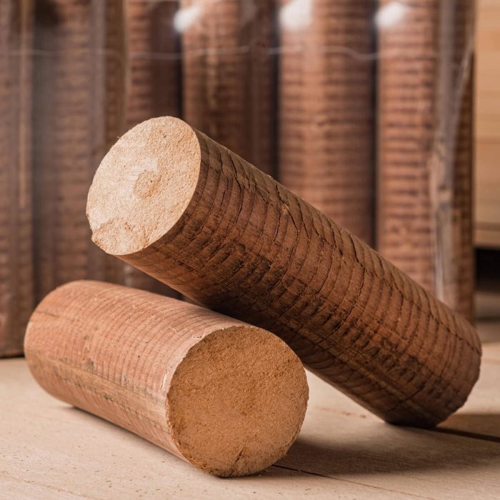 Holzbriketts POLLMEIER Premium PLUS rund